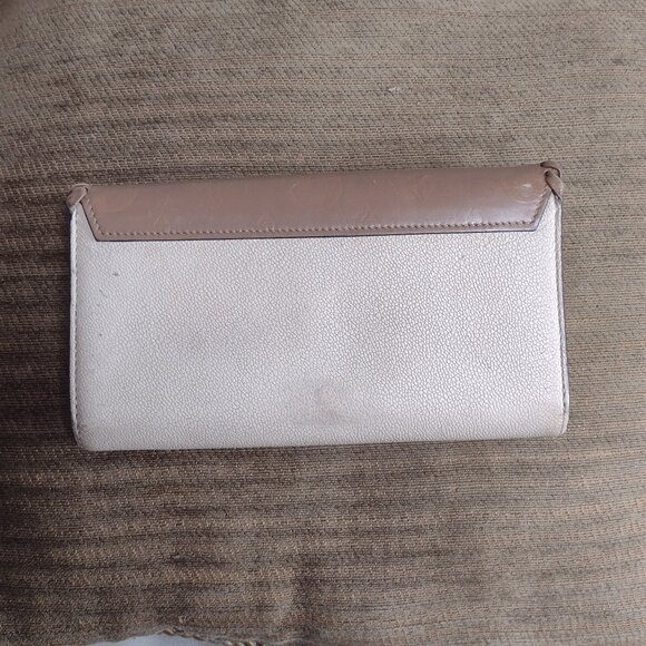 💯% Authentic Louis Vuitton Cuir Plume Wallet/Crossbody BICOLOR Dune/Taupe - Picture 2 of 14